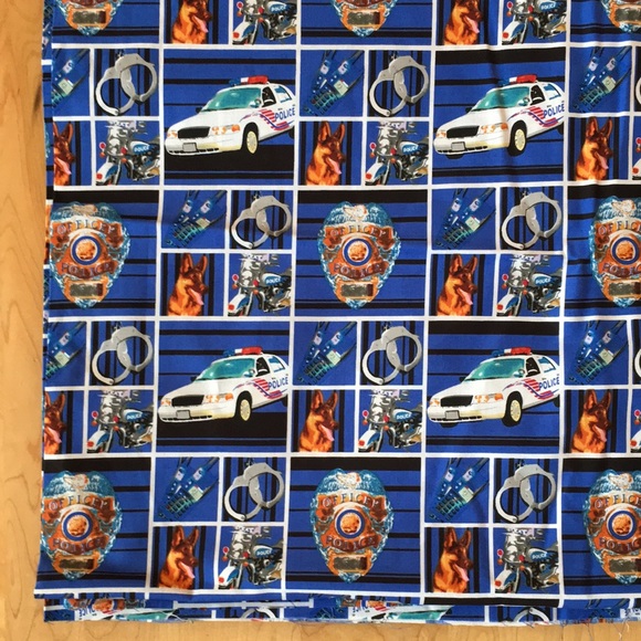 Police / Law Enforcement Quilting Fabric - Picture 3 of 10